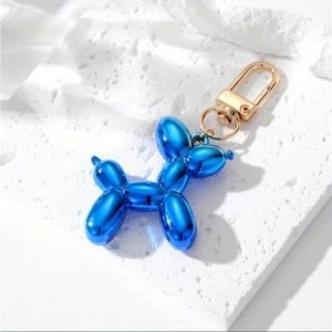 BALLOON DOG | Metallic Blue | Bag Charm | Keychain (Brand New!) ❤️